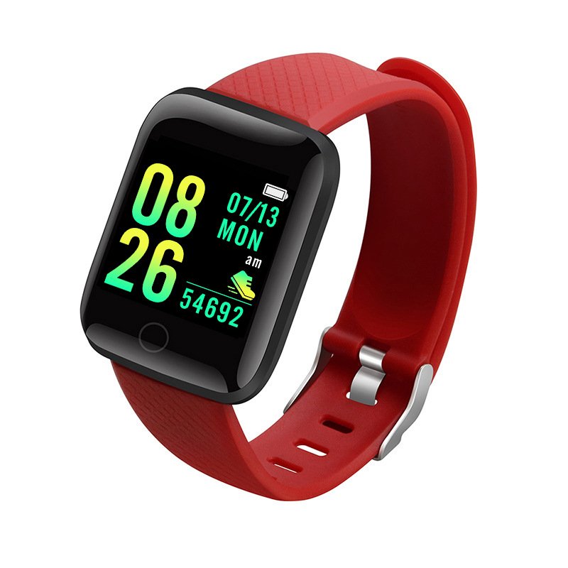Hot Selling Smart Watches 116 Plus Sport Fitness Tracker Bracelet Heart Rate Blood Pressure Smart Bracelet