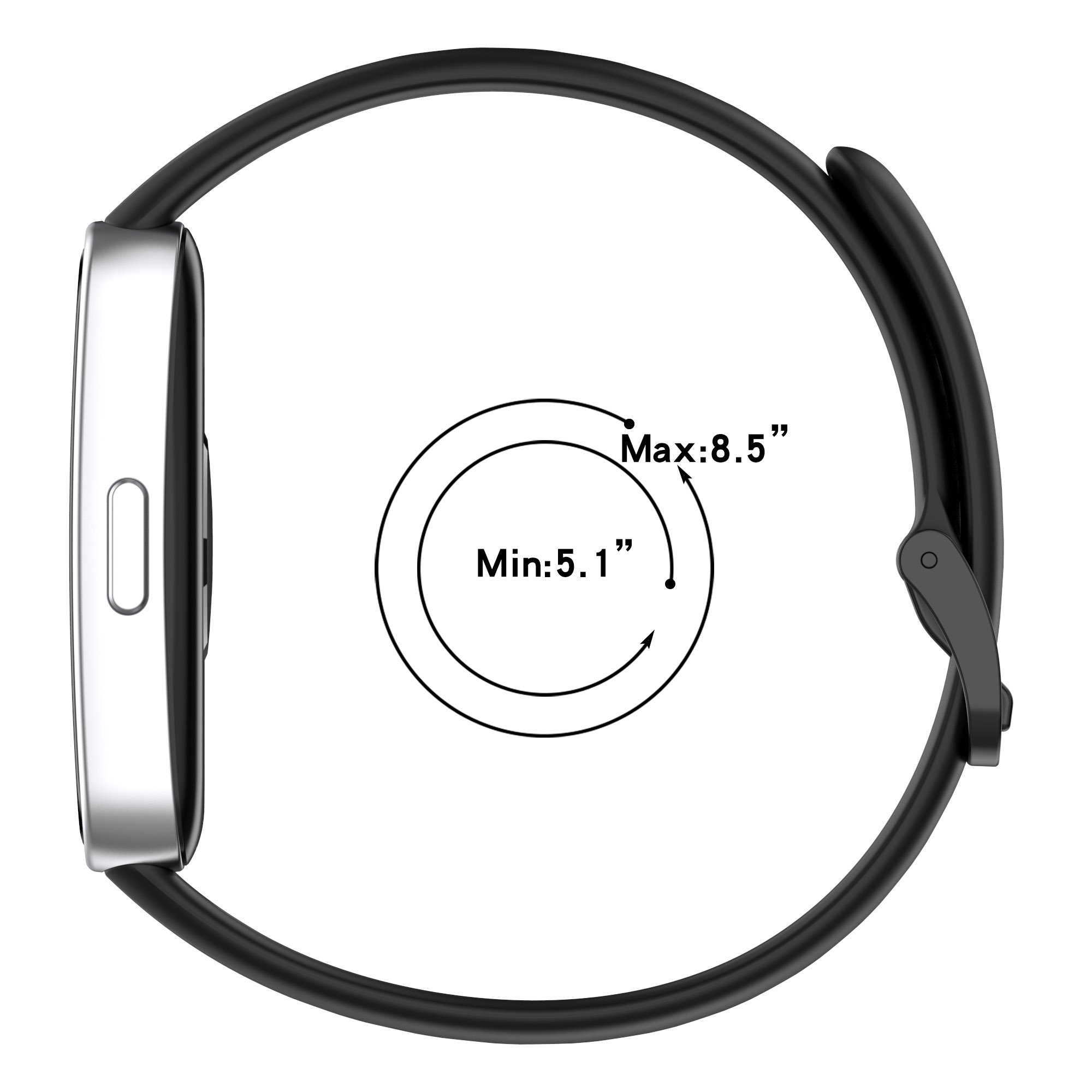 Hot sell Soft Silicone Rubber bracelet Sport Strap For Huawei Watch Band 9 band 8