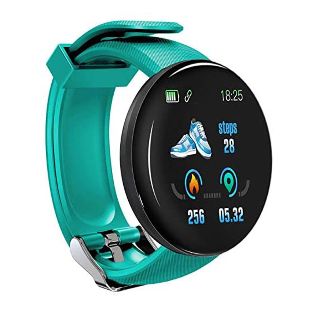 Low price Round smart Watch Heart Rate Monitor Smartwatch D18 Smart Watch For Men Women Band Bracelet