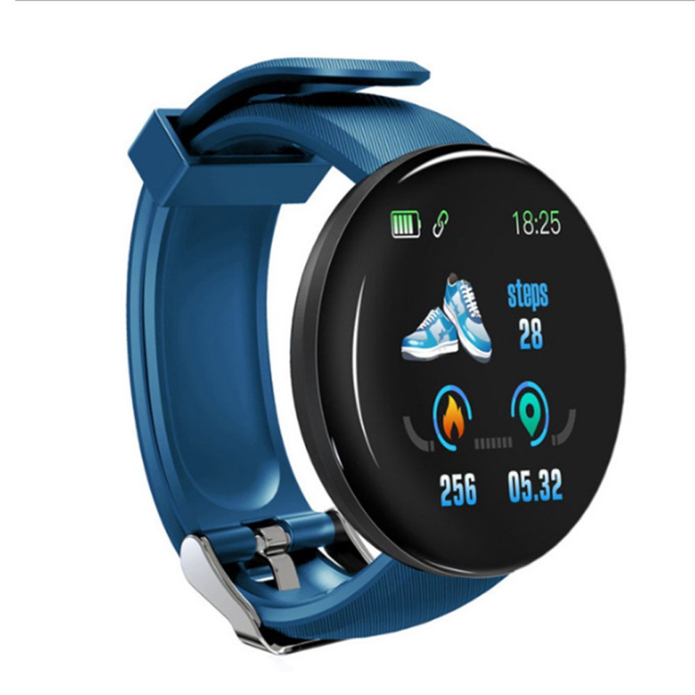 Low price Round smart Watch Heart Rate Monitor Smartwatch D18 Smart Watch For Men Women Band Bracelet