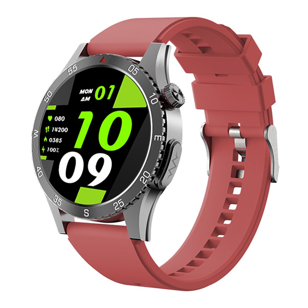 H9 Smart Watch 1.43inch Amoled SOS Call Round Screen Waterproof Heart Rate Blood Oxygen Sports Health Smartwatch For Elderly