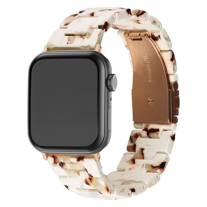 Resin Watchband Fashion Watch Strap 38mm 42mm Applicable to iWatch Watch Band 12345 New iWatch Watchband