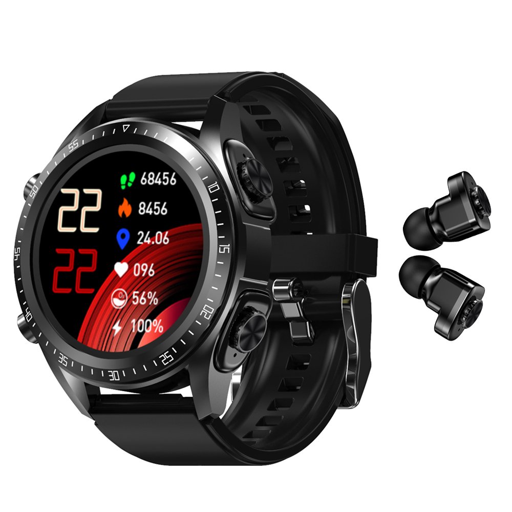 JM03 TWS 2 in 1 Fashion Smart watch headset smartwatch IP67 waterproof Sports Business smart watches with earphone