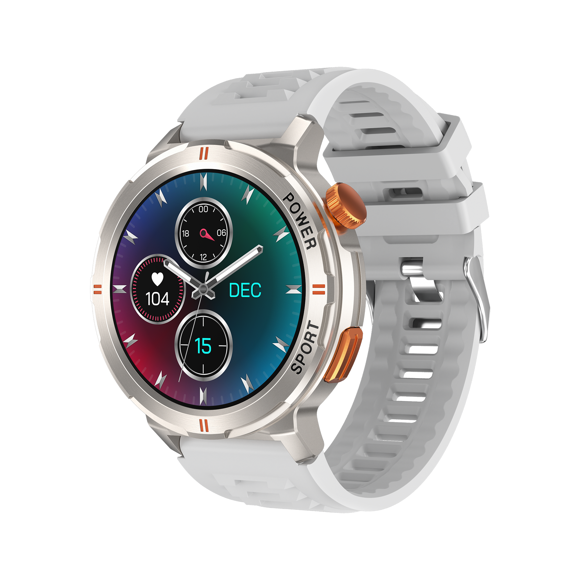 Metal Bezel 466*466 1.43 inch Touch Large Screen M52 AMOLED Screen Smart Watch Waterproof IP68 Blood Oxygen BT Music Call CE
