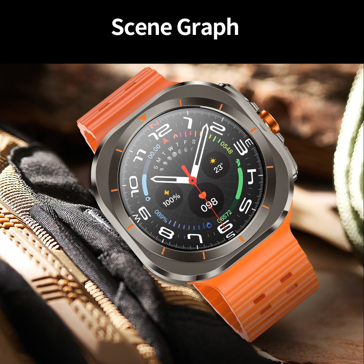 Fashion Sports Galaxy Shape Z7 Smart Watch 7 Ultra Outdoor 47mm PK W7 Smartwatch For Samsung Phones