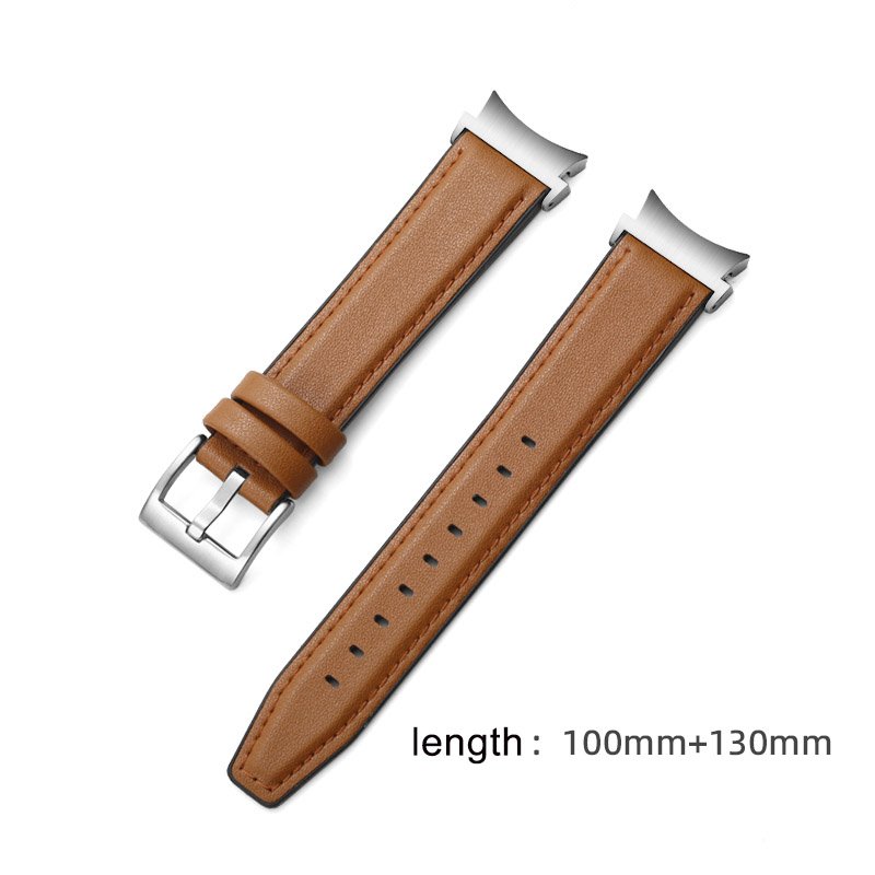 Factory For Samsung Galaxy watch 4 5 6 7 42mm 44mm 46mm silicone Leather sport smart Watch Band Strap box
