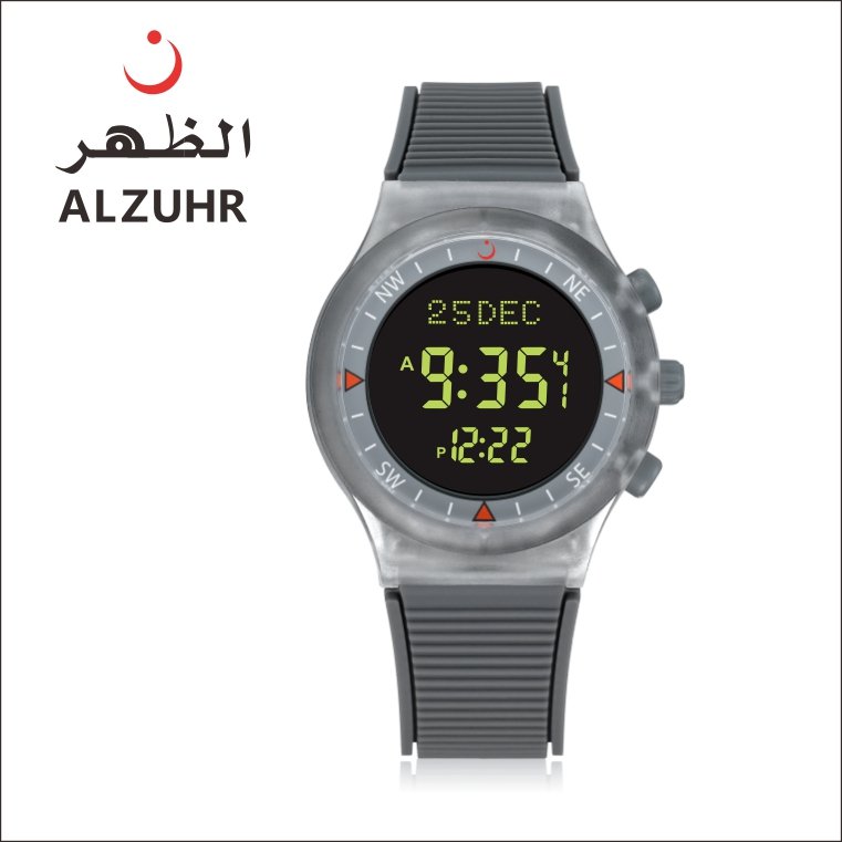 Al Fajr Muslim Azan Fashion Sport Best Watch Prayer Direction Multifunctional Special Design Waterproof ALZUHR516