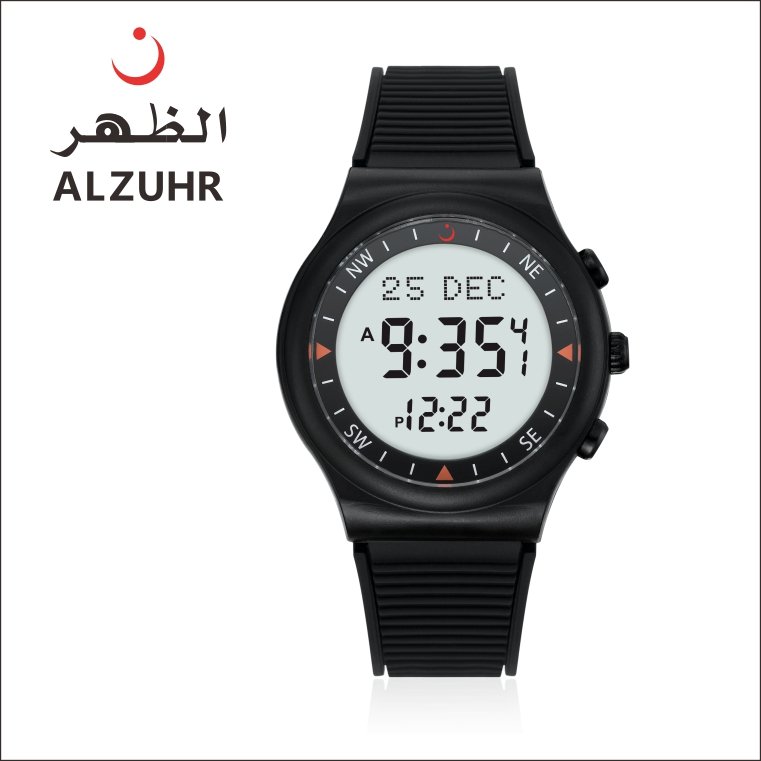 Al Fajr Muslim Azan Fashion Sport Best Watch Prayer Direction Multifunctional Special Design Waterproof ALZUHR516
