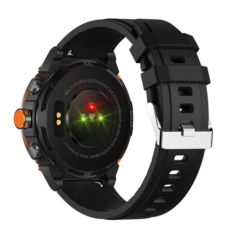 GPS smart Watch 1.43inch AMOLED BT Call Compass Altimeter Barometer outdoor sport Men Smartwatch IP68 Waterproof Y18 Smart Watch