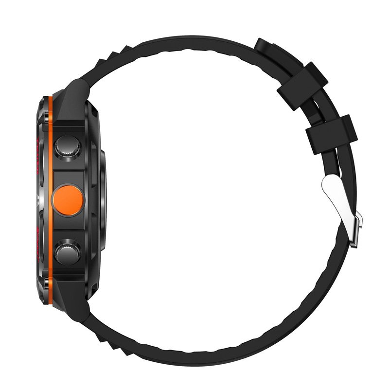 GPS smart Watch 1.43inch AMOLED BT Call Compass Altimeter Barometer outdoor sport Men Smartwatch IP68 Waterproof Y18 Smart Watch