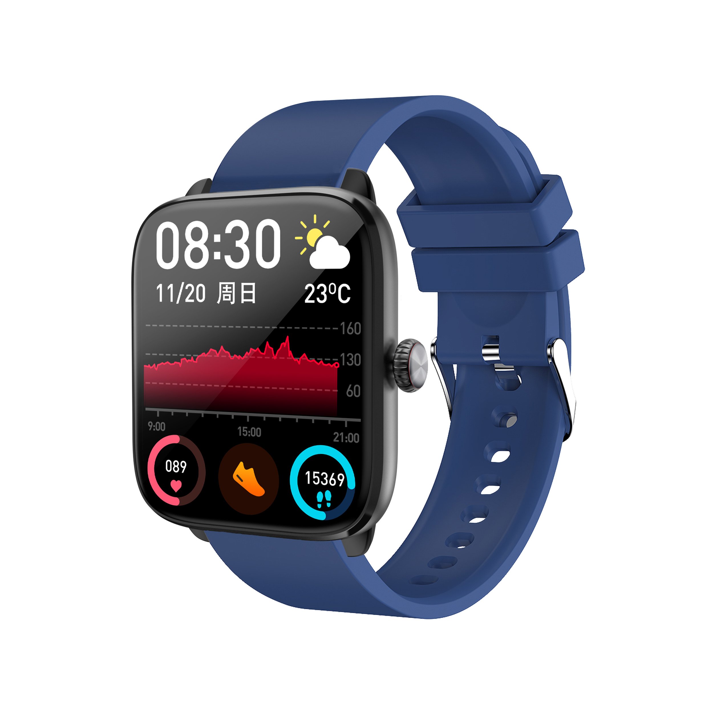 T20 Smart Watch 2023 Cheap Price for Men Women 1.96'' Large Screen BT Call Smartwatch Custom Watch Face Heart Rate Sleep Monitor