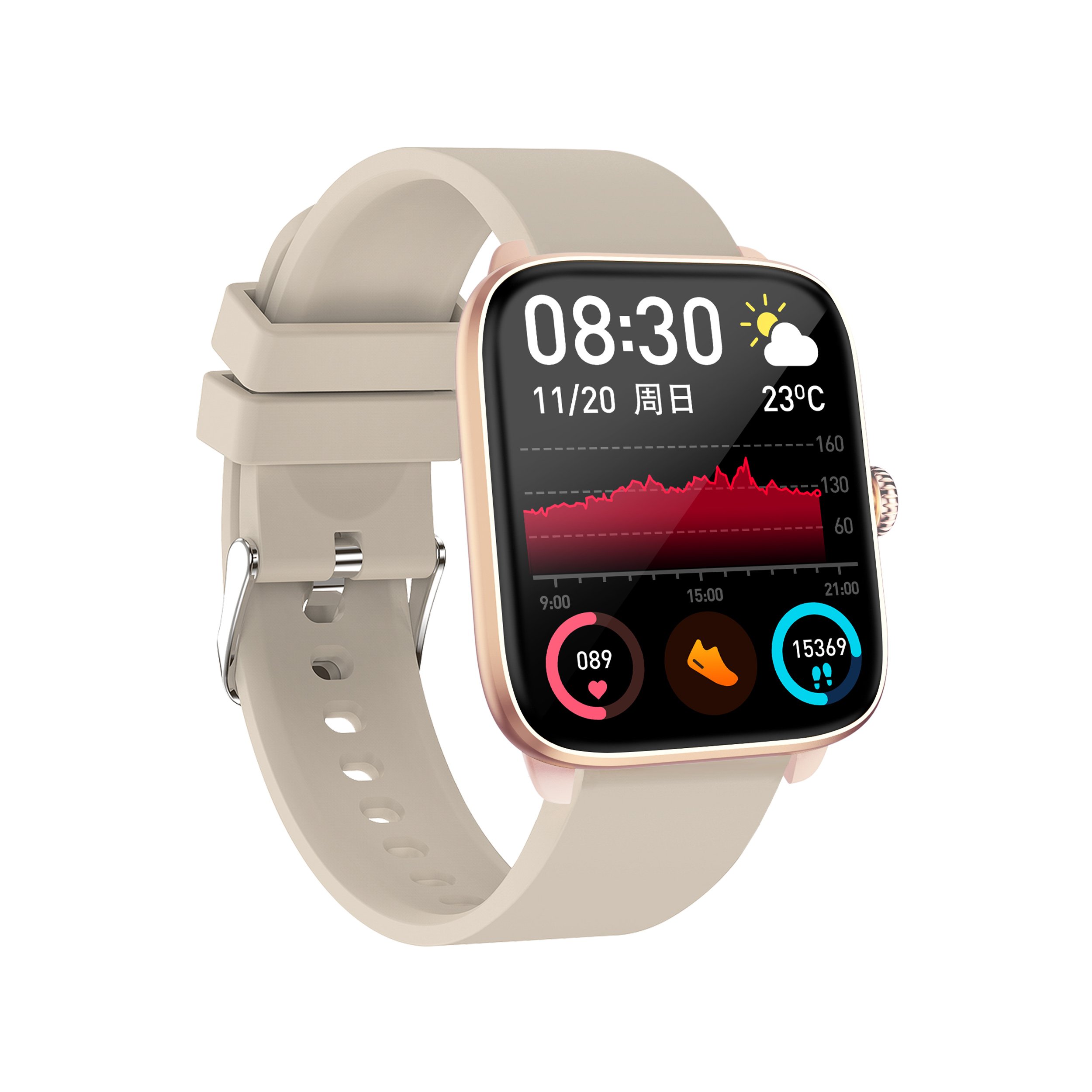 T20 Smart Watch 2023 Cheap Price for Men Women 1.96'' Large Screen BT Call Smartwatch Custom Watch Face Heart Rate Sleep Monitor