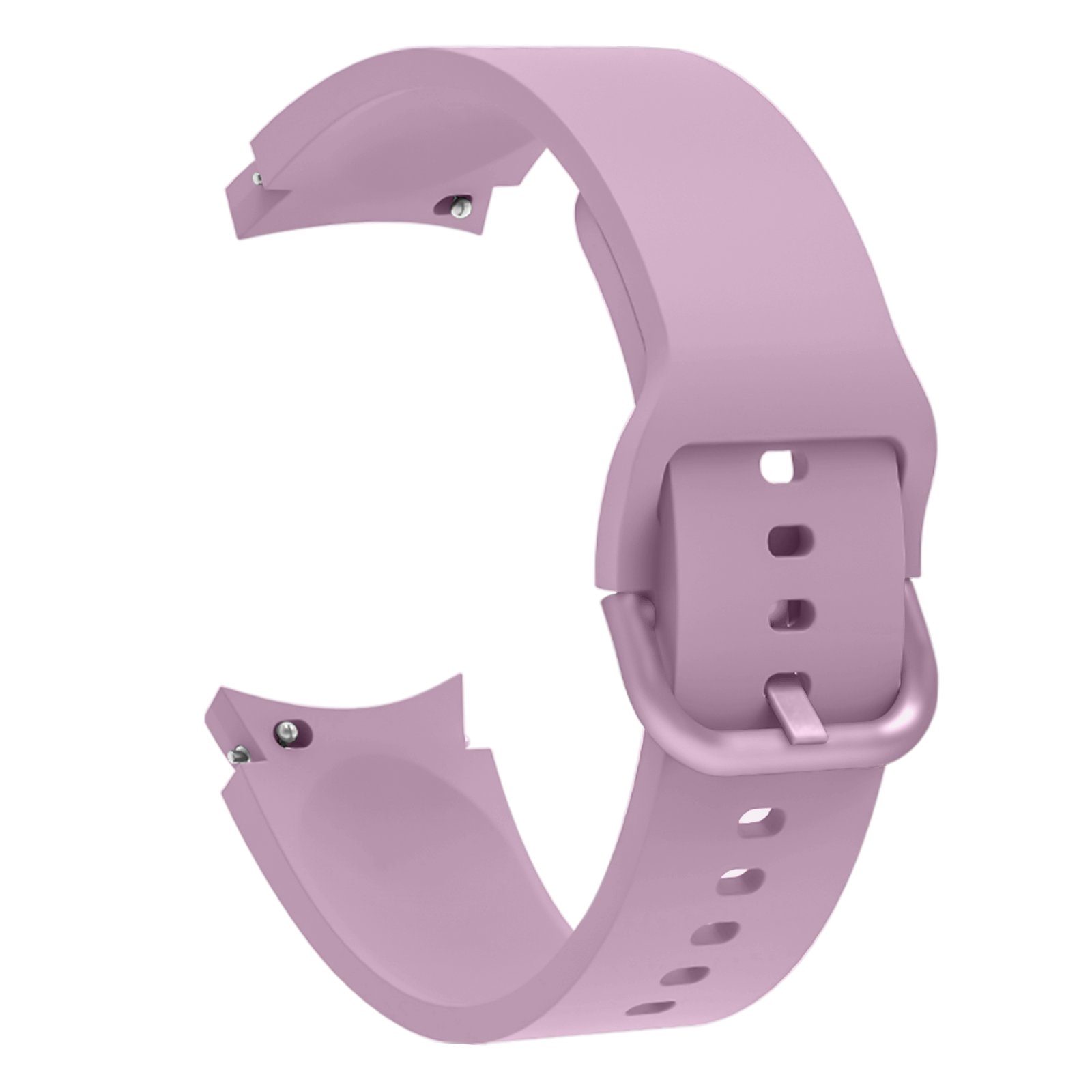 RYB Soft Rubber Silicone Strap for Samsung Galaxy Smart Watch 4 5 6 40mm 44mm, No Gap Band for Samsung Watch 6 Classic 43mm 47mm