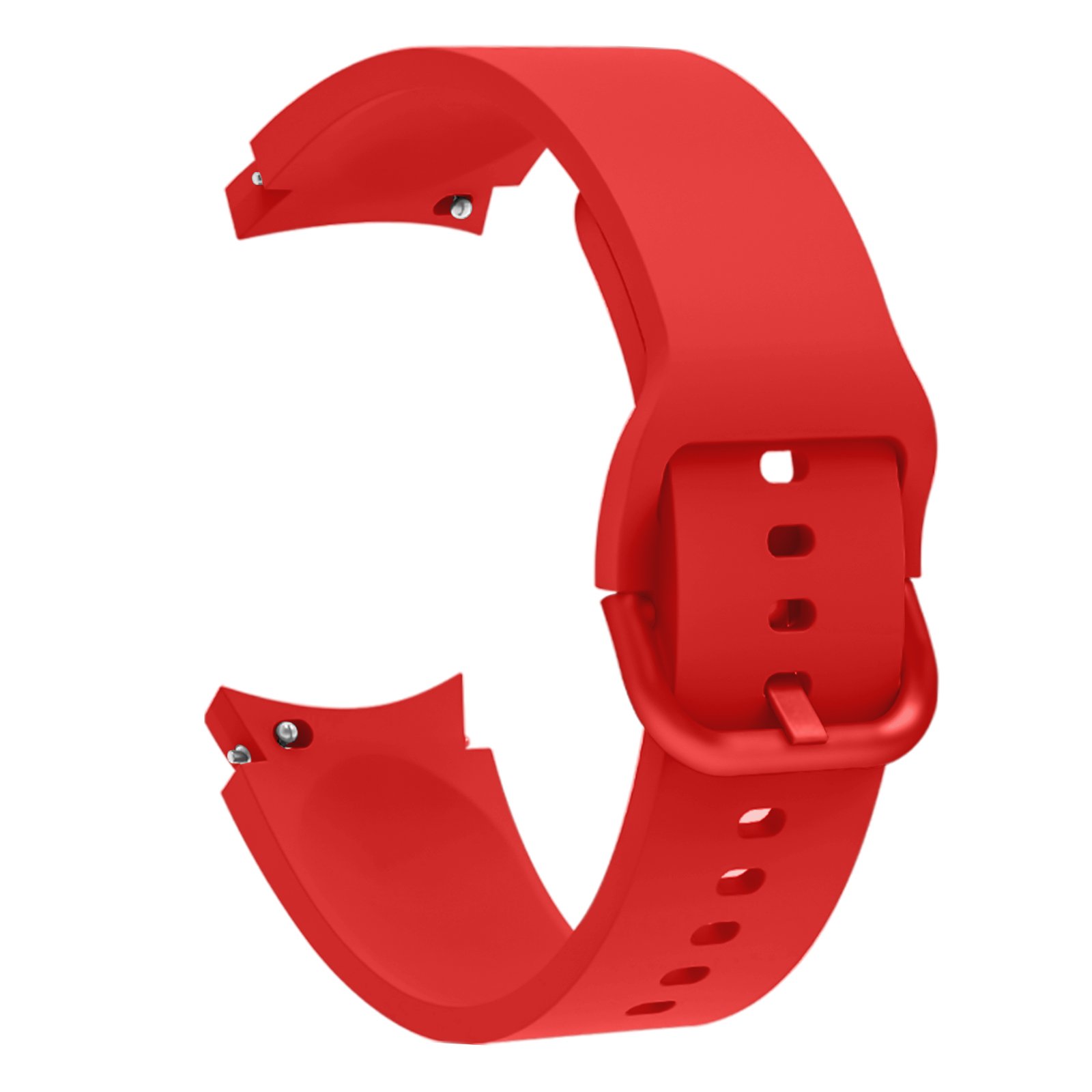 RYB Soft Rubber Silicone Strap for Samsung Galaxy Smart Watch 4 5 6 40mm 44mm, No Gap Band for Samsung Watch 6 Classic 43mm 47mm