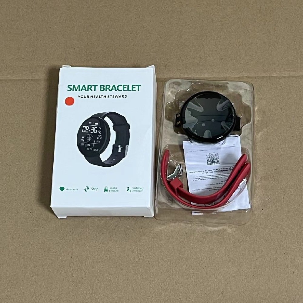 Hotsale D18 Smart Watch Waterproof Pedometer Activity Tracker Smartwatch With Blood pressure Blood oxygen Smart Wristband