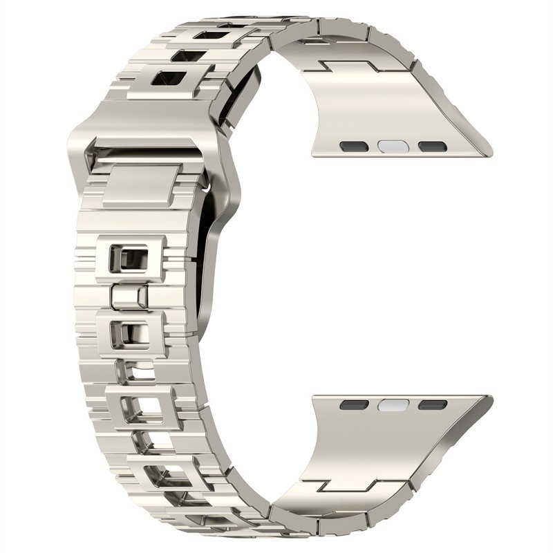 Electroplated Metal Color Smartwatch Strap Watchband TPU Smart Watch Bands For Apple Watch Series