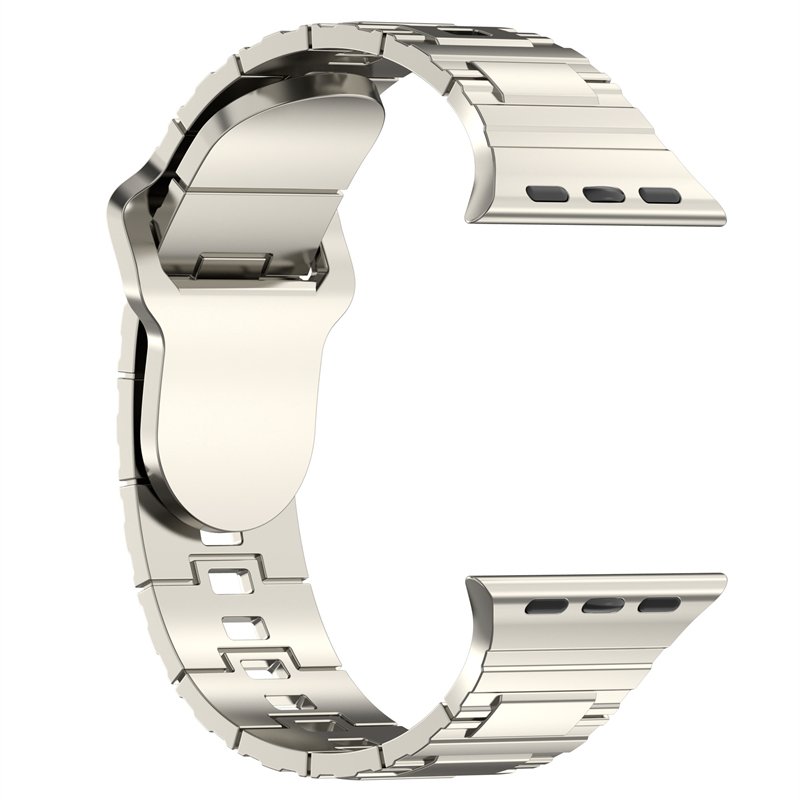 Electroplated Metal Color Smartwatch Strap Watchband TPU Smart Watch Bands For Apple Watch Series