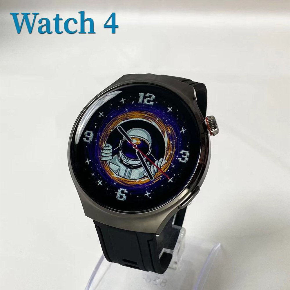 2024 Round Screen Smartwatches HD Full Touch Sport Health Monitoring BT Call Waterproof Fitness Heart Rate Watch 4 Smart watch