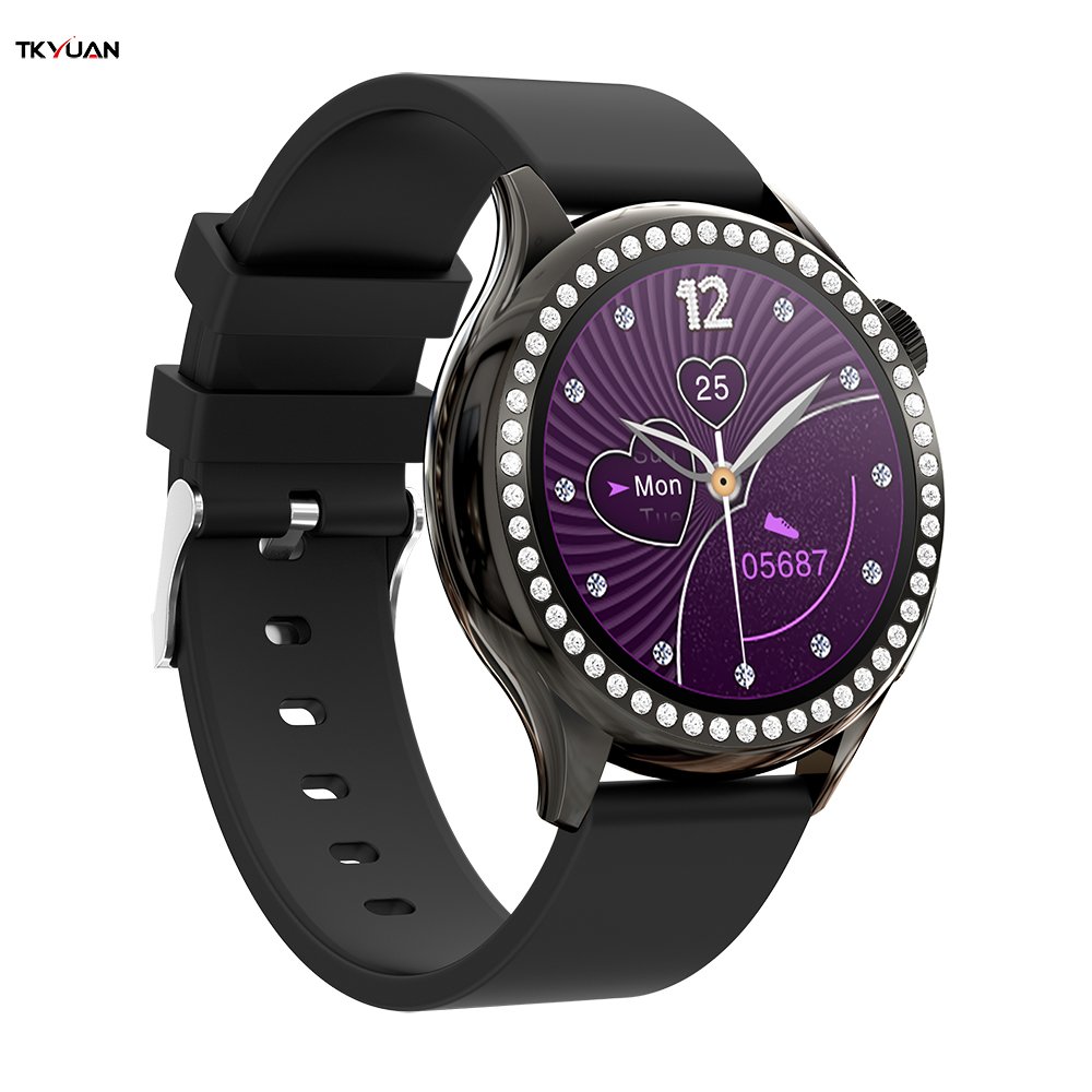 Tkyuan Smart Watch For Women Bt Calling Smartwatch For Android And Ios Phones Full Touch Color Screen Fashion Wristwatch
