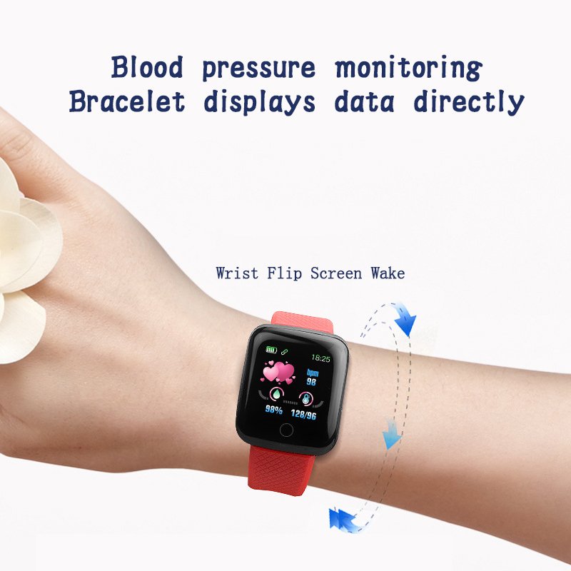116Plus Smart Watch Wristband Sports Fitness Smart Bracelet Blood Pressure Measurement Watches Pedometer Smartwatch