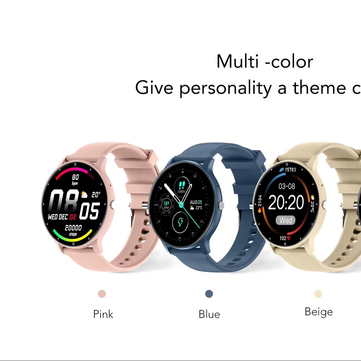 1.28 Inch Round Screen Smart Watch Mini Tech Watch Smart Heart Rate Monitor Smart Watch