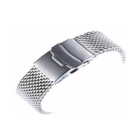 Unisex Luxury Metal Watch Band iWatch Solid Stainless Steel 45mm WD025 Silver Wristbands Bracelets Smart Watch Bands Accessories