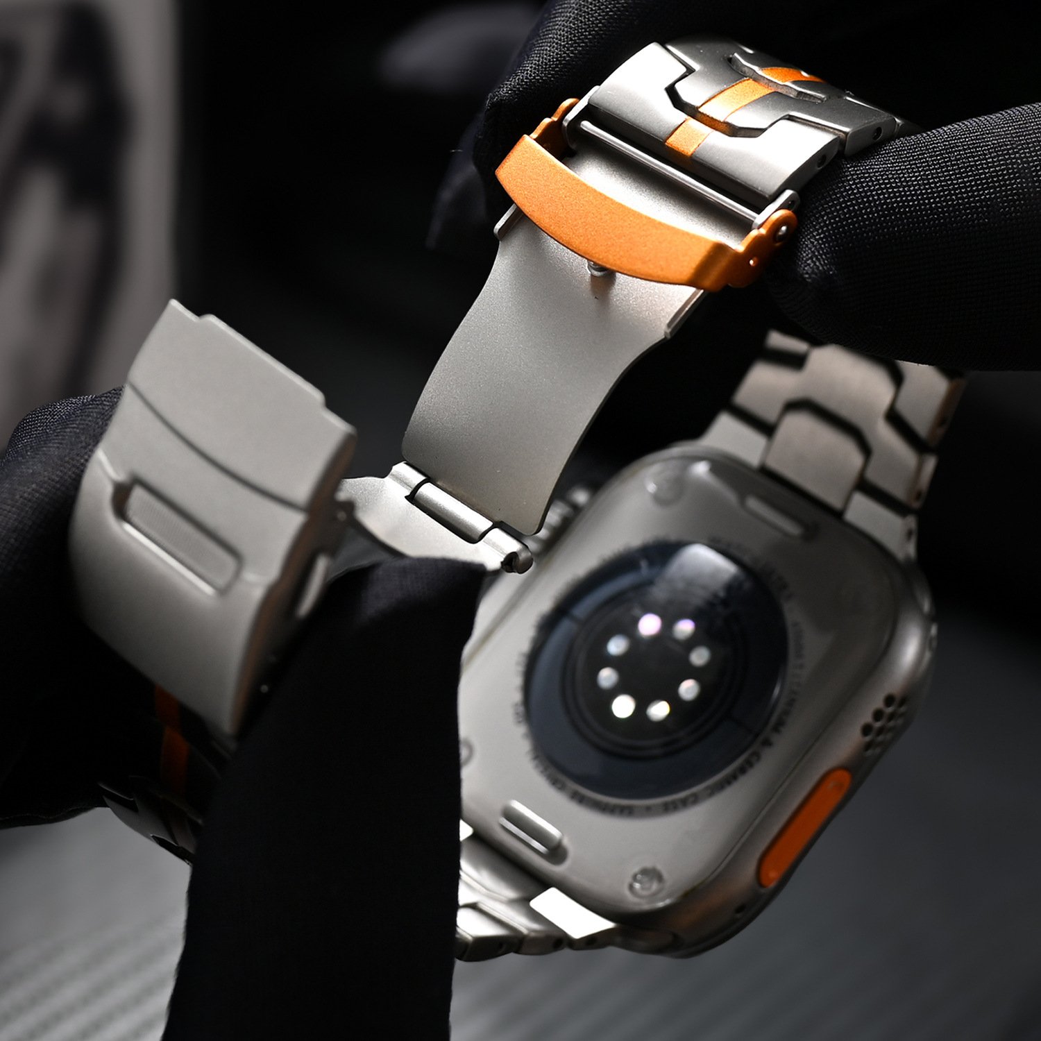 Smart Watch Band Titanium alloy / Stainless Steel 38mm 40MM 41MM 42MM 44mm 45mm 49mm Metal Strap For Iwatchironman watchband