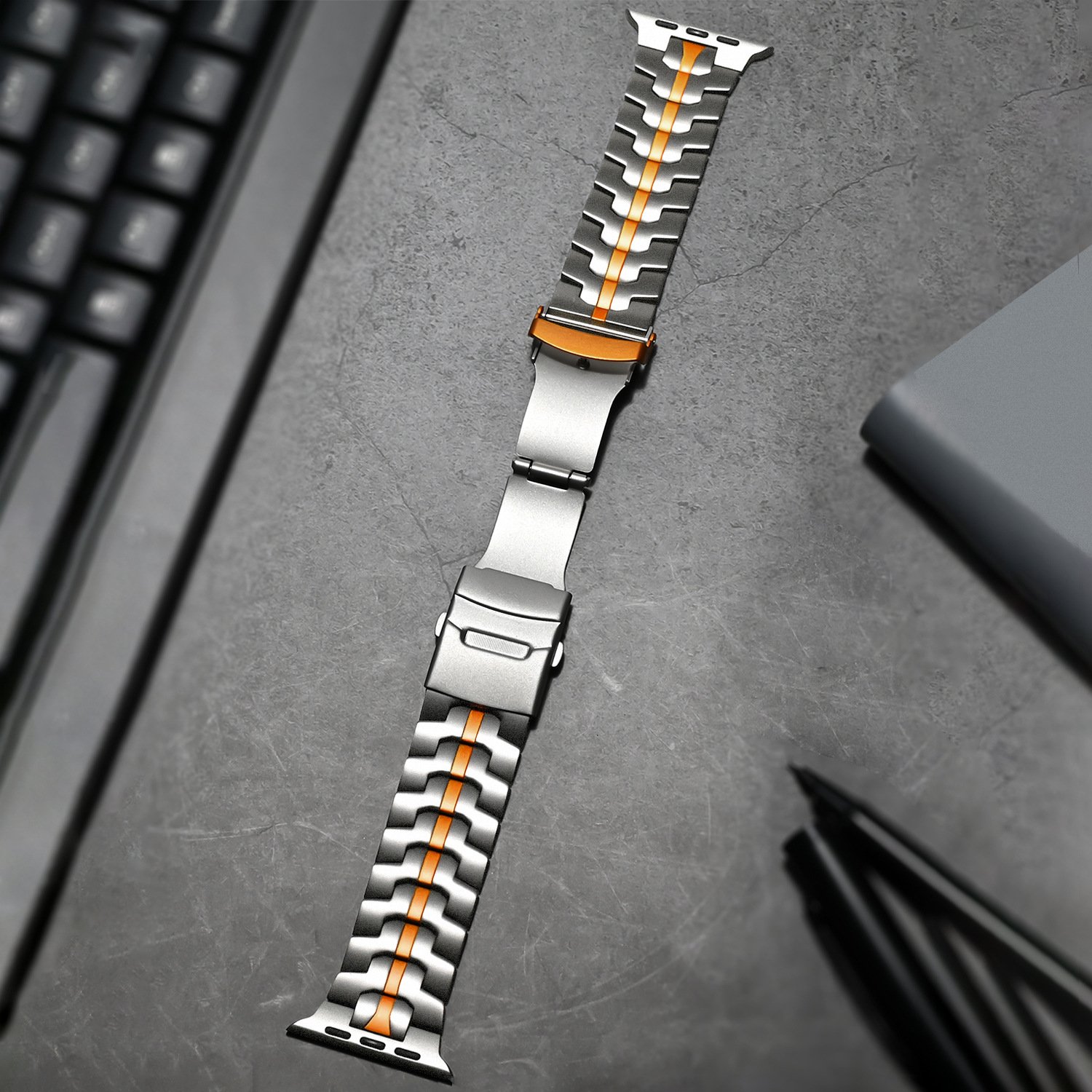 Smart Watch Band Titanium alloy / Stainless Steel 38mm 40MM 41MM 42MM 44mm 45mm 49mm Metal Strap For Iwatchironman watchband