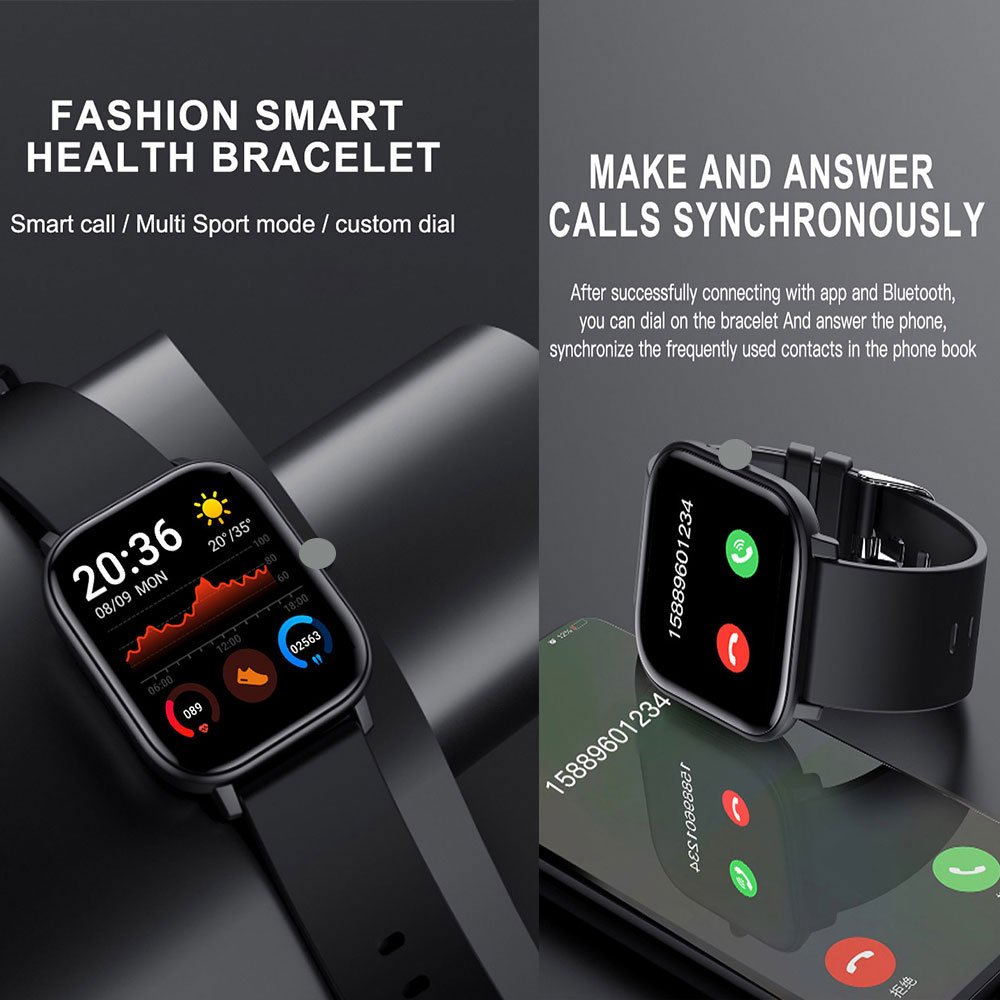 H10 1.54 inch 240*240 TFT color screen smart watch blood pressure fitness tracker bracelet smartwatch
