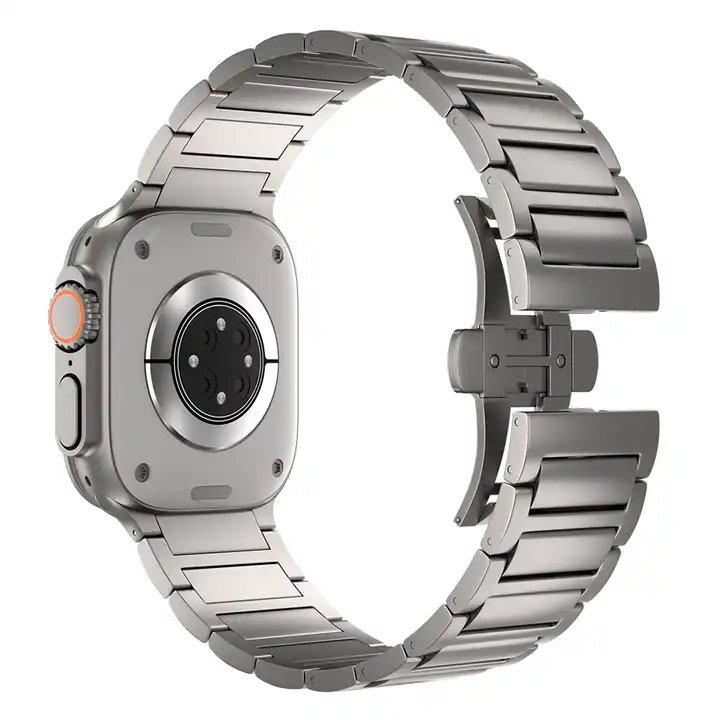 Keepwin Top-ranking 49mm Titanium Watch Ultra Band Strap Bracelet for Smart Watch Apple iWatch Ultra 9/8/7/6/5/4/SE