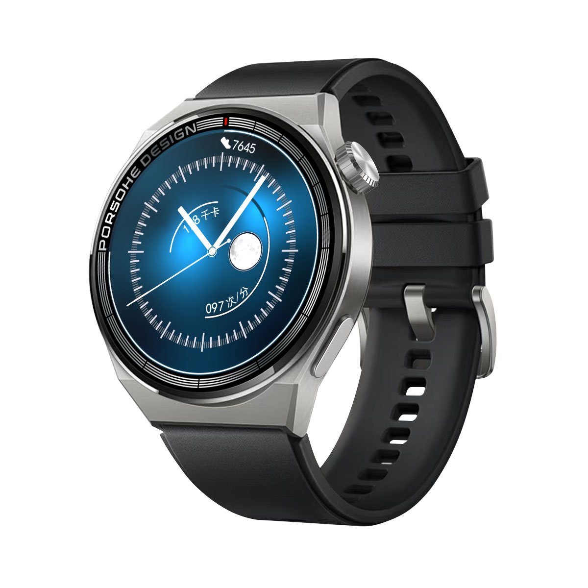 Smart Watch IOS Android Men Women Sport Watch Pedometer Fitness Bracelet Watches for Phone Glass Digital Alloy Round Leather