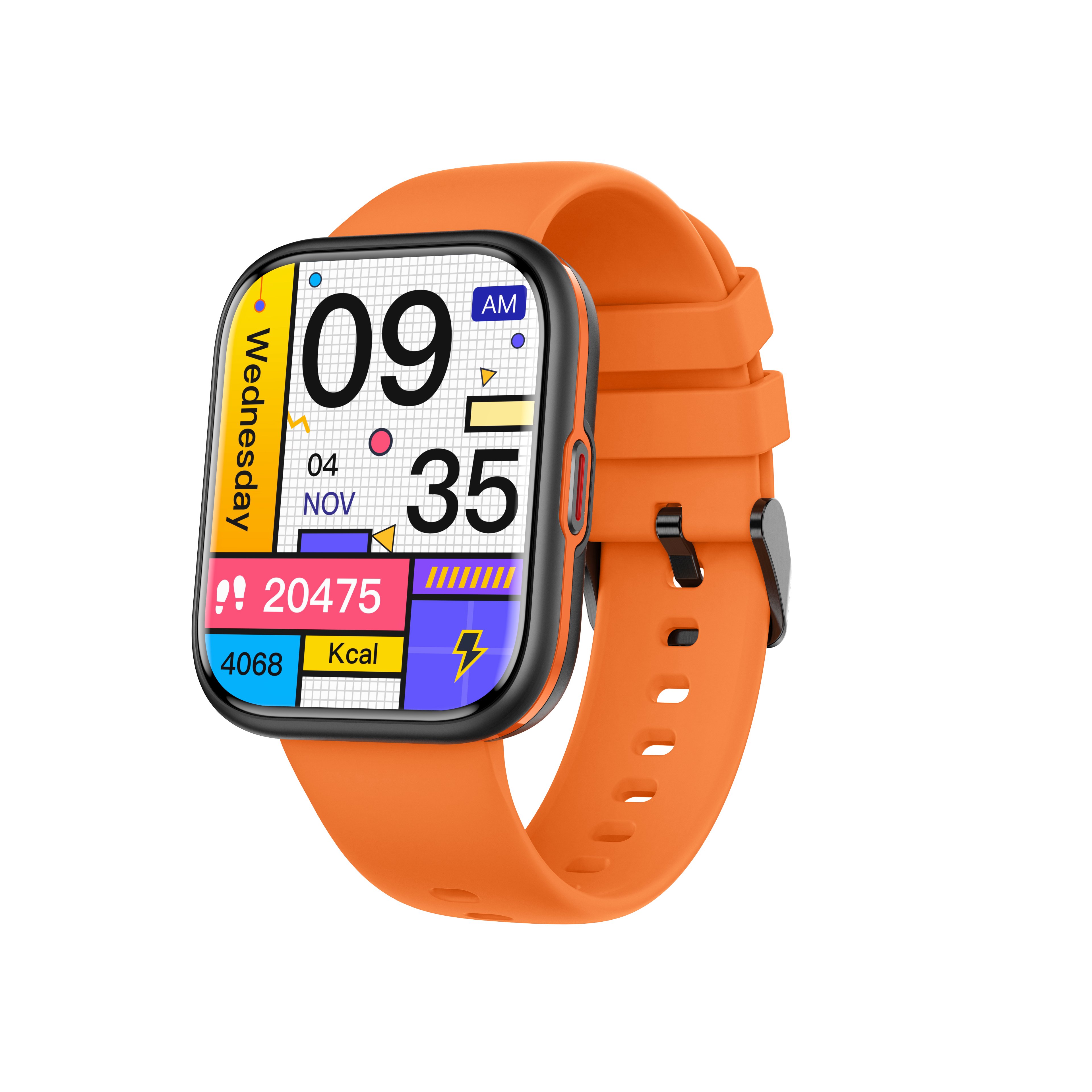 DV03 Bluetooth Smart Watch Zinc Alloy Leather Strap Wrist Chronograph Watch Square Unisex Color IP68 IPS IP 68 No Camera < 2"