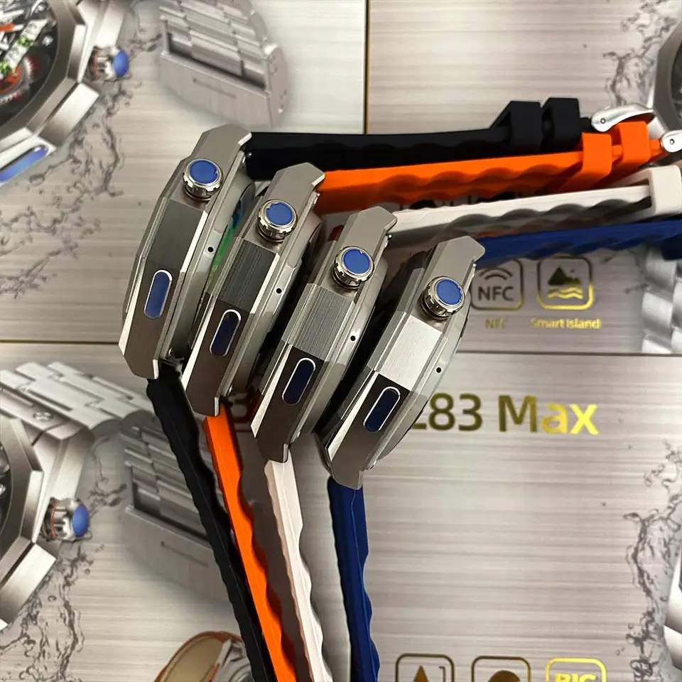 2023 NEW ARRIVAL Z83 MAX Smart Watch With 3 Straps 300mah Larger Battery NFC Offline payment Smart bracelet from Vidon