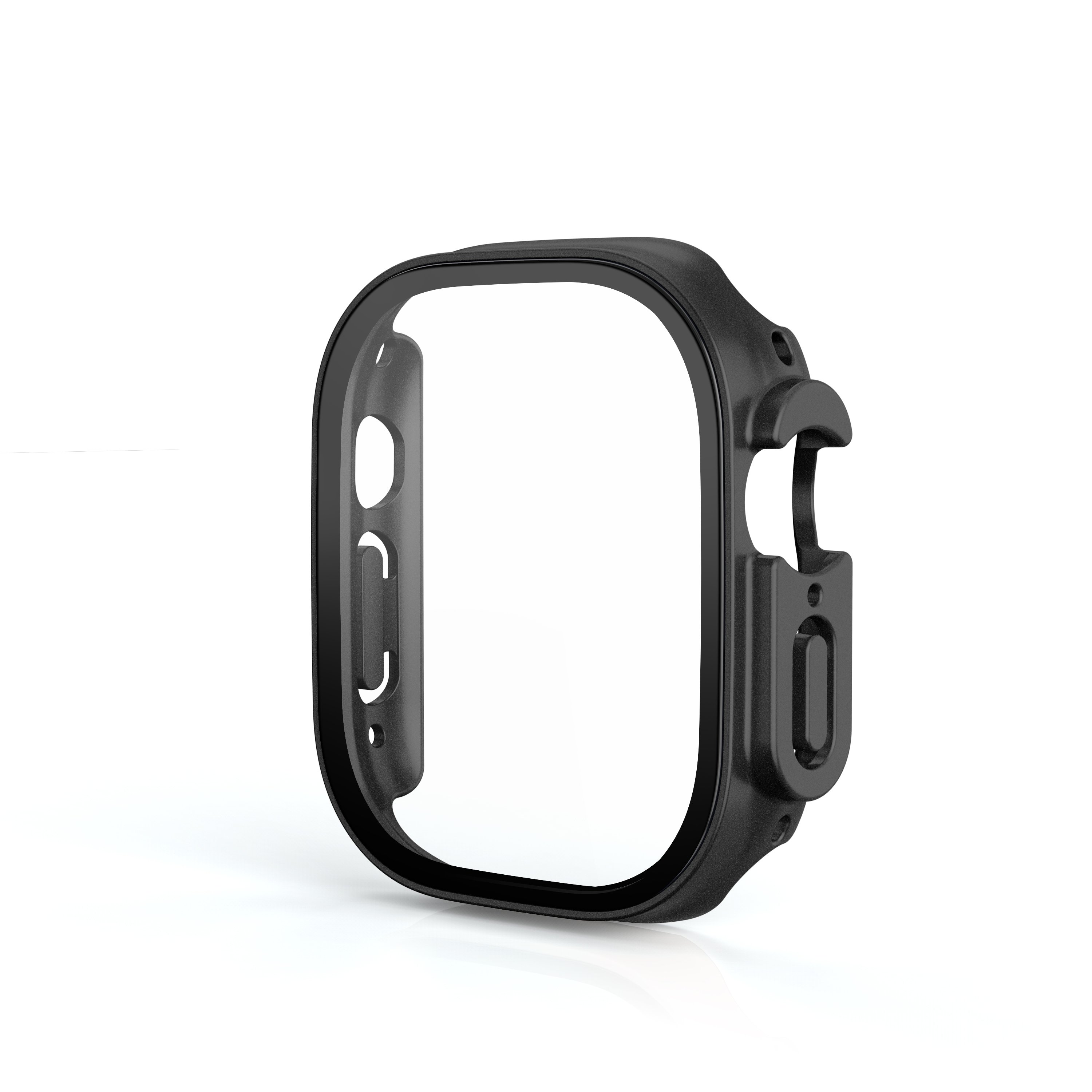 ShanHai Glass+Cover For Apple Watch Ultra 49mm Case Smartwatch PC Bumper+Screen Protector Tempered Case For iWatch Series Band