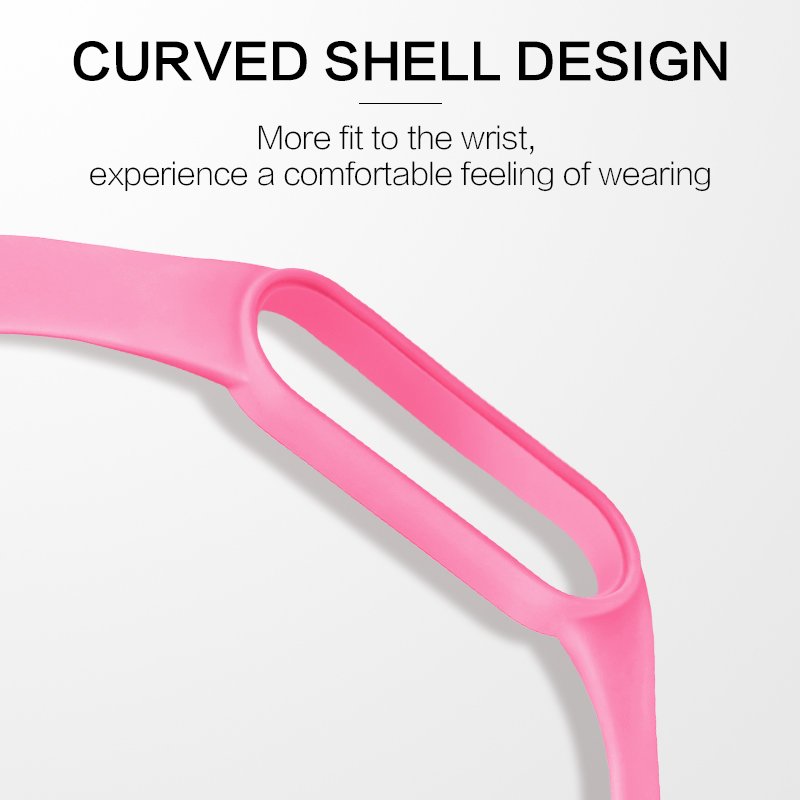 Classic Silicone Smart Watch Sport Band Replacement Watch Straps for Xiaomi 5 6 Mi Band