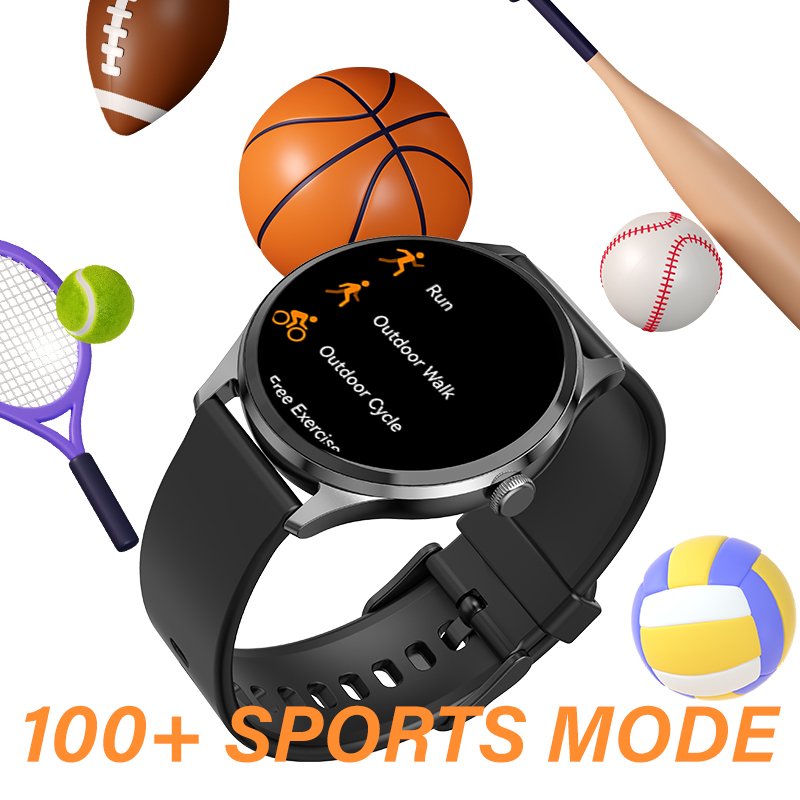 High quality touch round screen sports fitness reloj inteligente wholesale men watches smart watch
