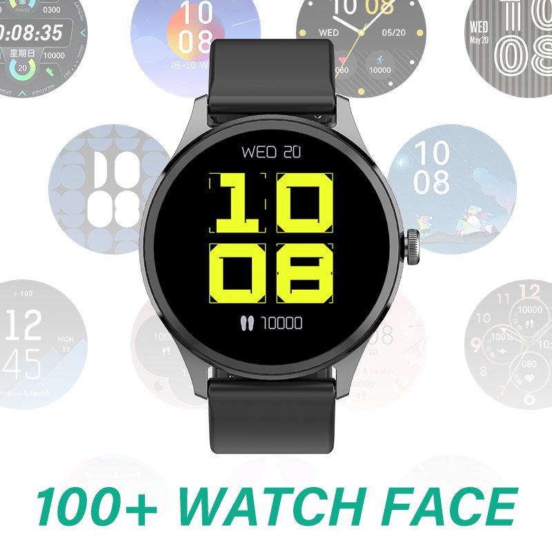 High quality touch round screen sports fitness reloj inteligente wholesale men watches smart watch