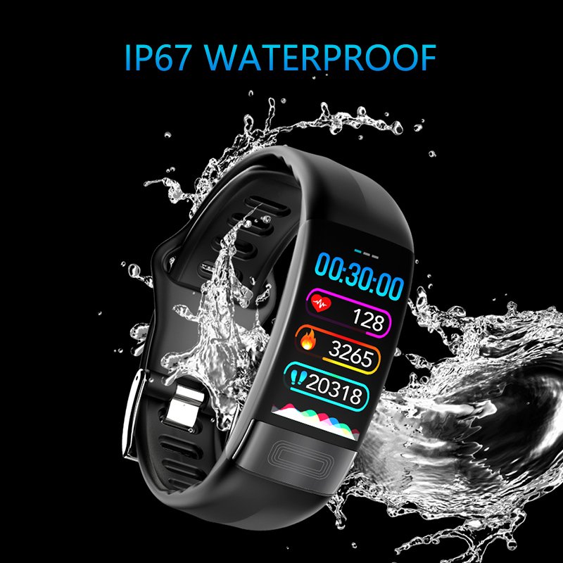 2023 New Blood Pressure Measurement Waterproof Smart Bracelet Fitness Band Watch Smart Bracelet