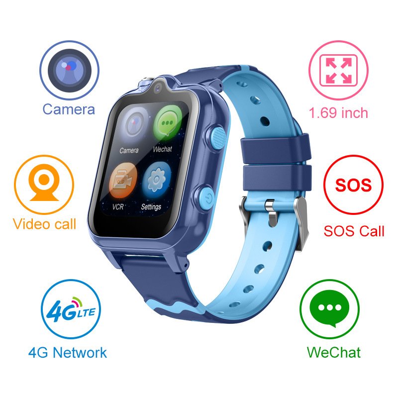 2024 Hot Newest Smartwatches Children Watch With 4G Sim Card Kids Smart Watches SOS LBS Tracker