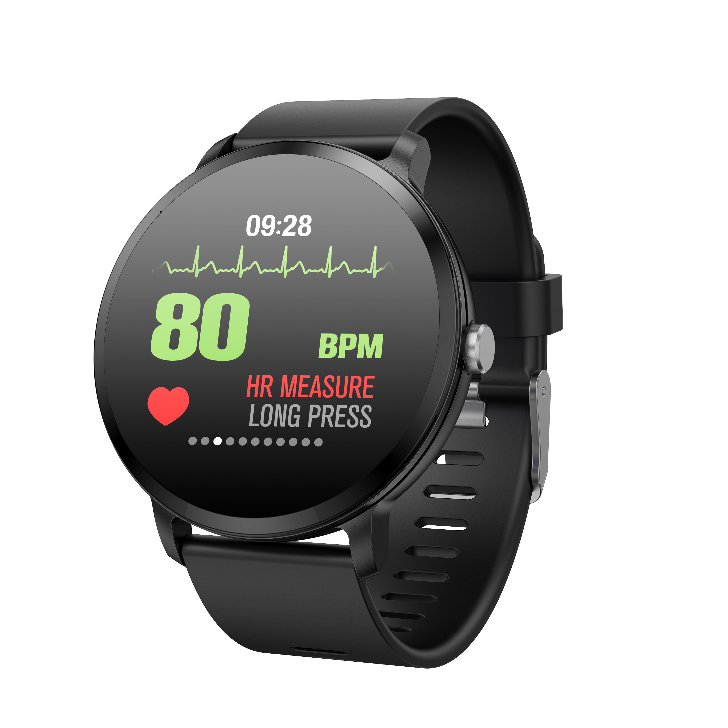 2024 Hot waterproof calorie counter 1.3inch round screen heart rate blood pressure monitor fitness smartwatch v11 smart watch