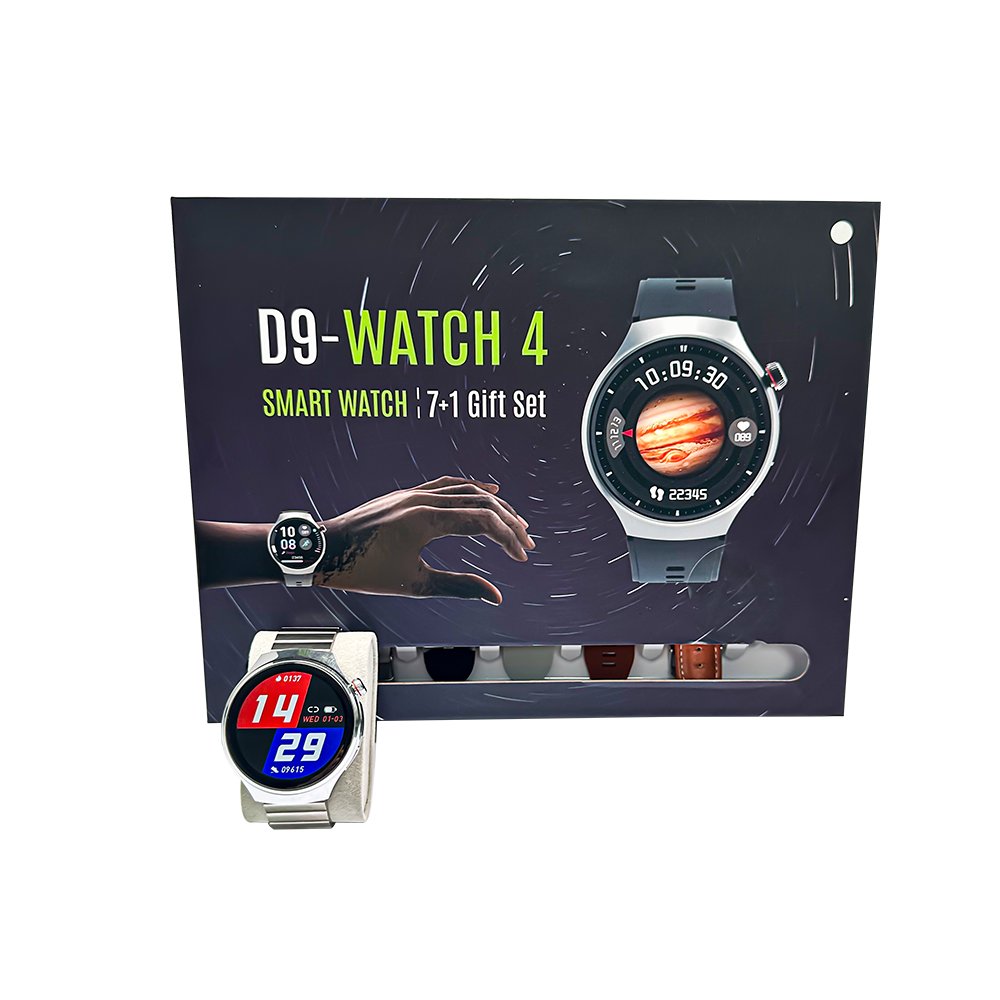 2024 New Style Lady Smart Watch D9- Watch Women's Health Heart Rate Round Screen Waterproof BT Call Fashion Smartwatch