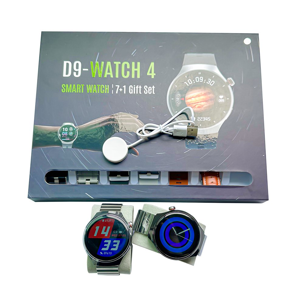 2024 New Style Lady Smart Watch D9- Watch Women's Health Heart Rate Round Screen Waterproof BT Call Fashion Smartwatch