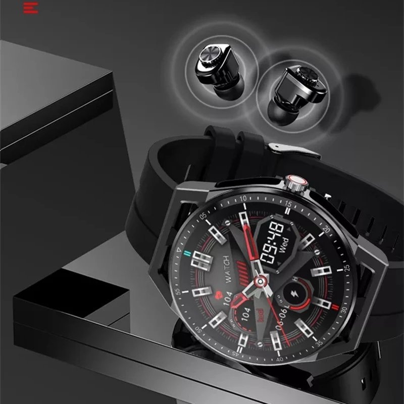 Upgraded Version Smart Watch with Earbuds 2 in 1 TWS Wireless Earphones BT Call Music Men Women Headset Smartwatch 2024