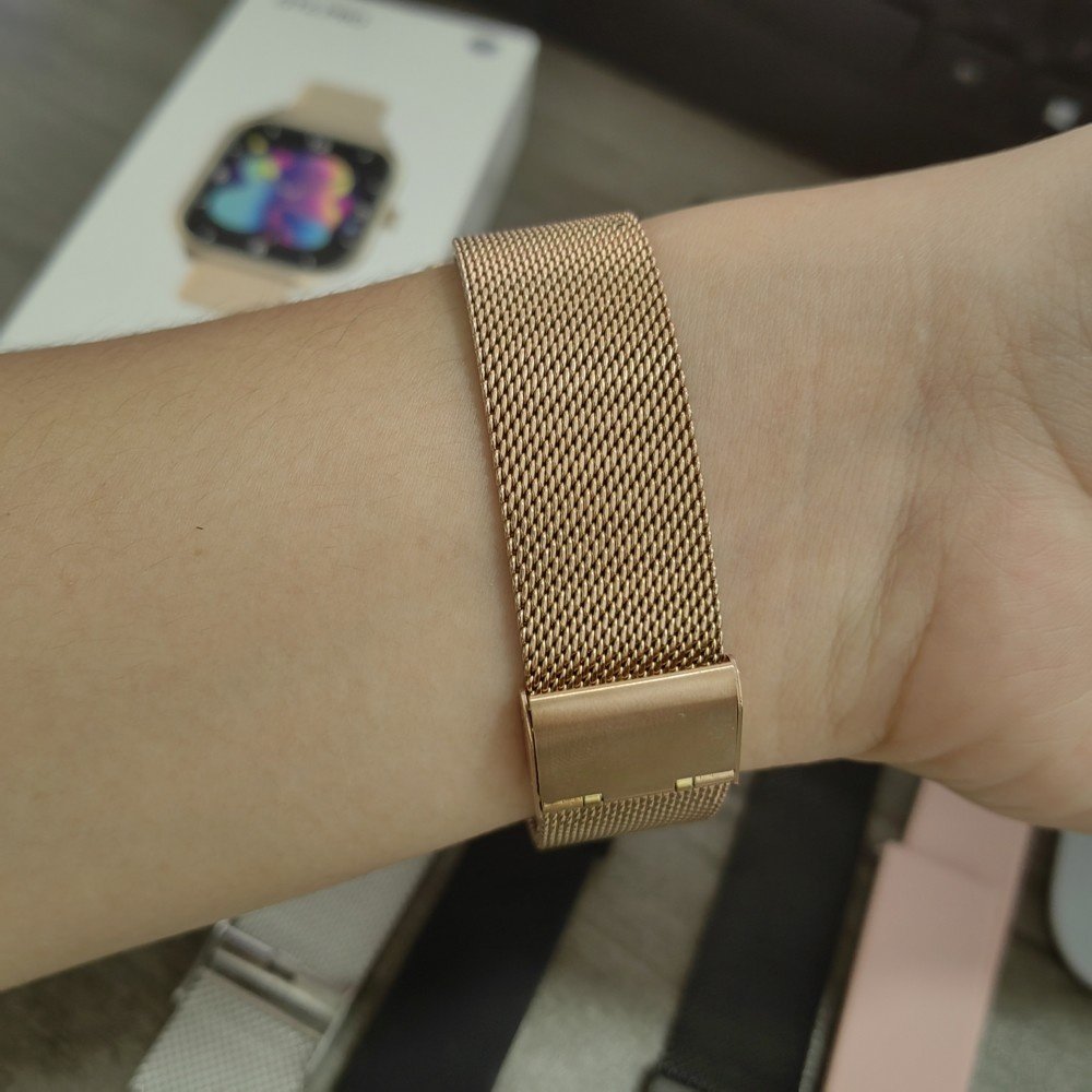 2024 Newest BT Calling Double strap Smart Watch Heart Rate Tracker Blood Pressure Oxygen Sport Lady Steel strap Smart Band