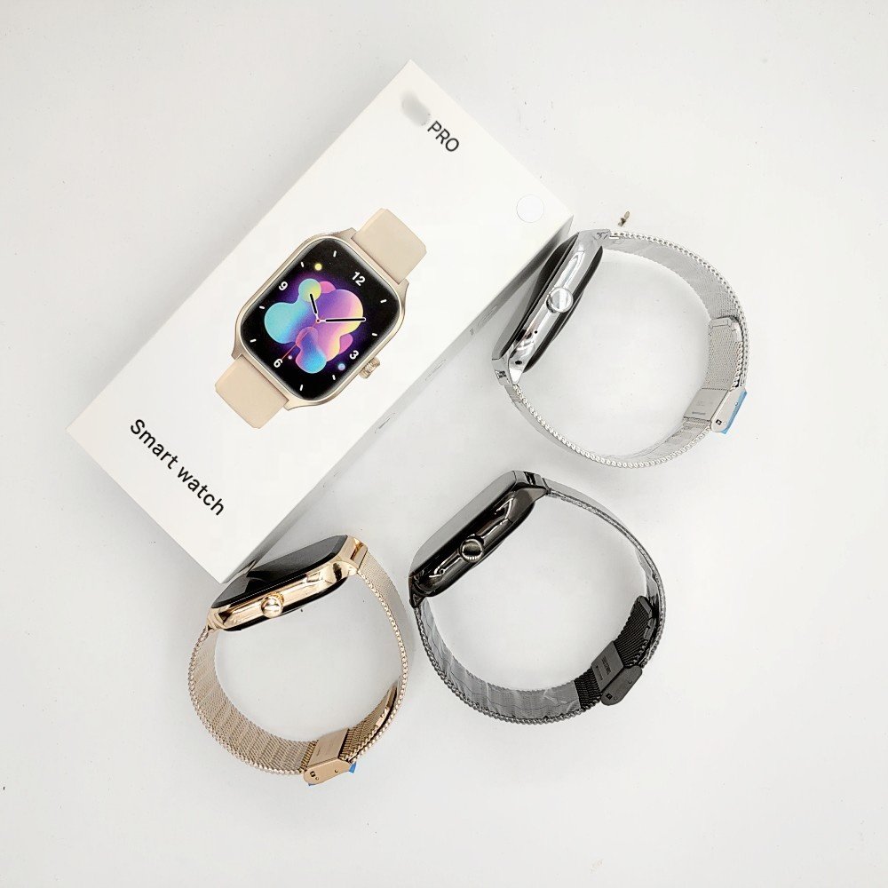 2024 Newest BT Calling Double strap Smart Watch Heart Rate Tracker Blood Pressure Oxygen Sport Lady Steel strap Smart Band