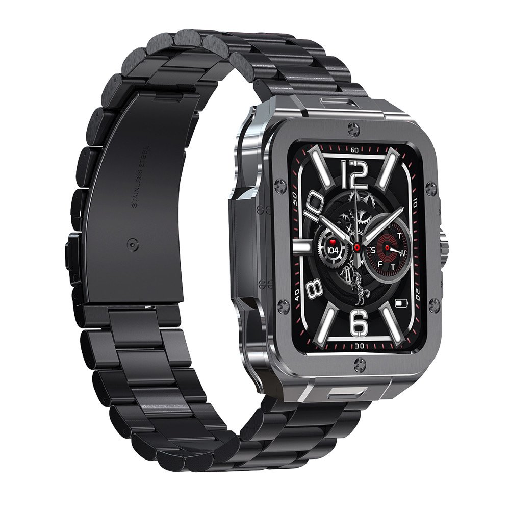 Steel Band Smartwatch 1.32 Inch I92 Touch Screen Heart Rate Blood Pressure Oxygen Monitoring Smart Watch