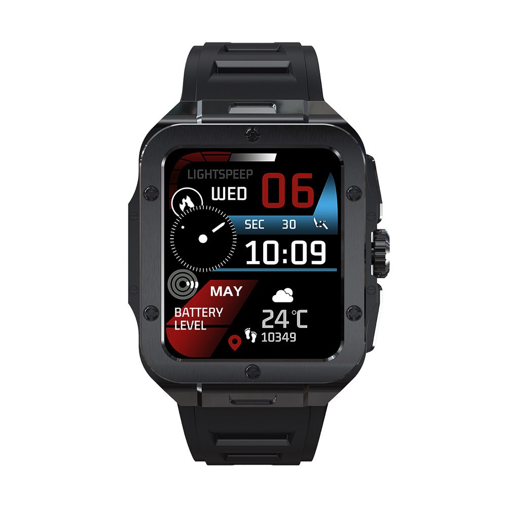 Steel Band Smartwatch 1.32 Inch I92 Touch Screen Heart Rate Blood Pressure Oxygen Monitoring Smart Watch