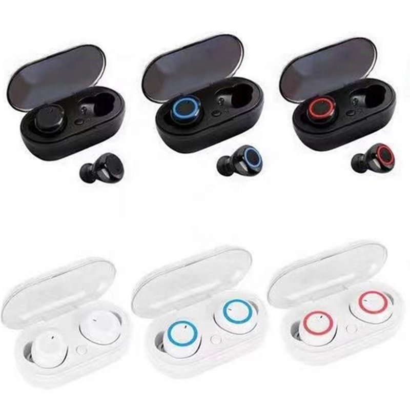 Tws noise cancelling black sport ear buds earphone w1 tws2 y50 true wireless gaming mini audifonos audionic earbuds headphone