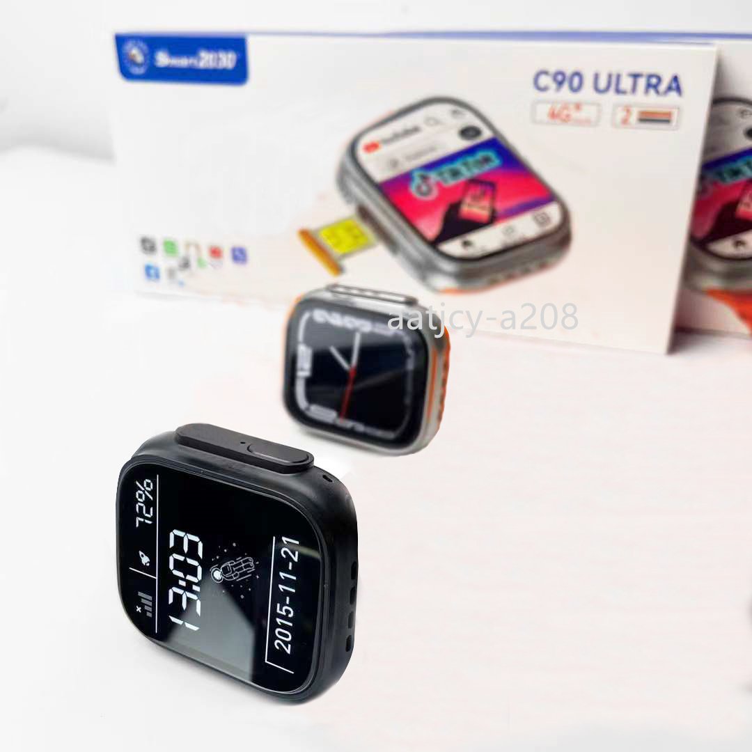 Factory wholesale 4G Smart watch C90 ultra GS37 S8 ultra Smart Watches relojes inteligentes Wearable Devices ultra 2