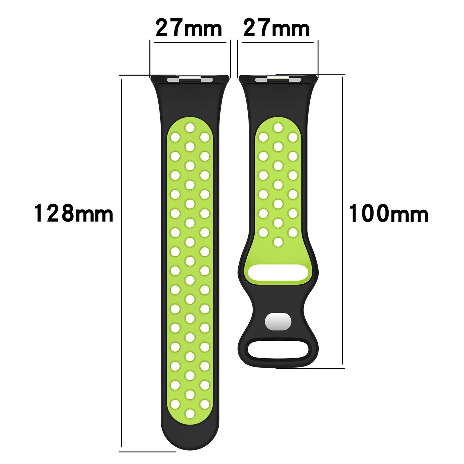 Smartwatch bracelet two tone Sport watch Strap For Redmi watch 4 with hole